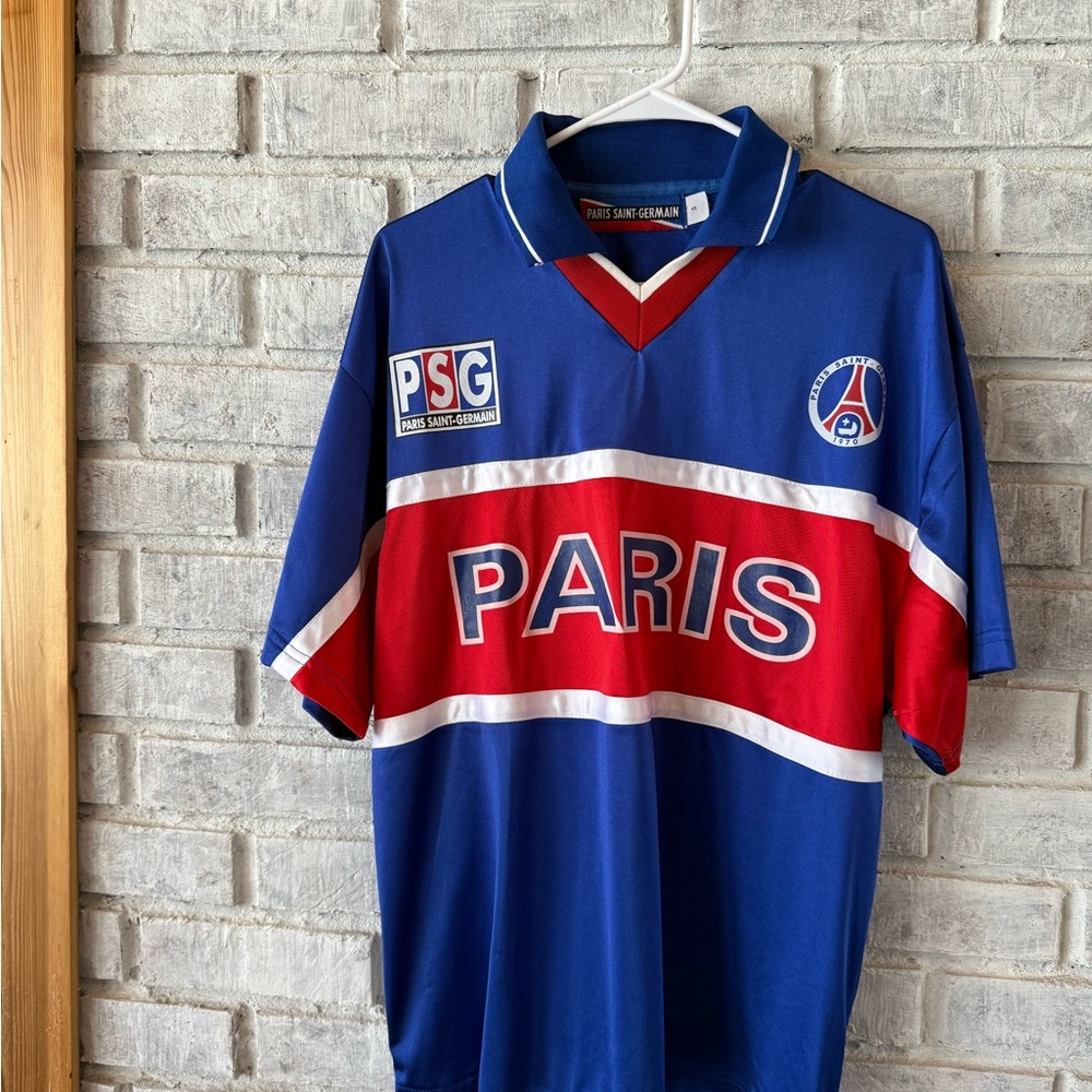 Paris Saint-Germain Blue and Red Men's Jersey